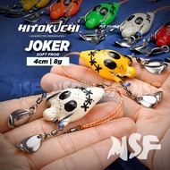 [MSF] Hitokuchi Joker Soft Frog 4cm 8g Snakehead Hunter Katak Getah Casting Frog Umpan Tiruan Haruan