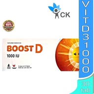 SOHO BOOST D 1000 IU BOX CONTENTS 30 vitamin d3 1000 iu food supplements