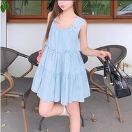 PREKTUS - ZJD DRESS ELSIE TEENAGERS CURRENT COQUETTE RIBBON CASUAL RIBBON WOMEN'S DRESS VERVE Mini C