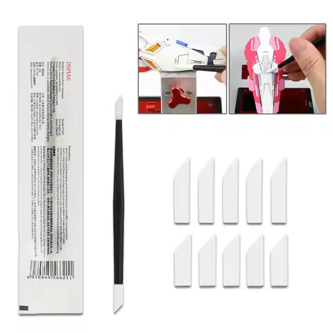 DSPIAE PT-WP Wiping Rod Double Head Water Wash Revival Cleaning Stick for Gundam Model Infiltration 