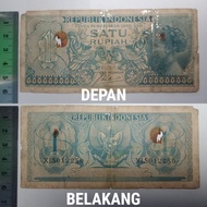 Uang Kuno Indonesia 1 Rupiah Asli tahun 1956 Sejarah Bangsa