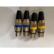 1PC XLR 3-Pin Female XLR AND MALE XLR Microphone Cable Connector Heavy Duty