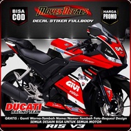 Ready Sticker Striping Decal Yamaha R15 V3/V2, Sticker Decal R15