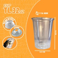 TL 32oz Big Cup inc Dome Gelas Size Besar Giant Cup Thailand PP Cup 1000 pcs