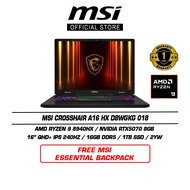 MSI Crosshair A16 HX D8WGKG 018 (16" QHD+ IPS 240Hz/R9-8940HX/16GB DDR5/1TB SSD/RTX5070/Win11/2Y)