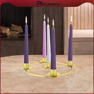 phenovo Advent Ring Candle Holder Advent Wreath Ring for Party Festival Living Room
