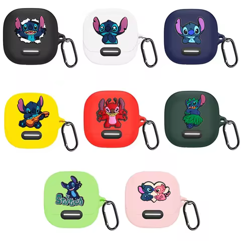 Cute Stitch For Sound Width Soundcore Liberty 4 NC Headset Protective Case Silicone Charging Case So