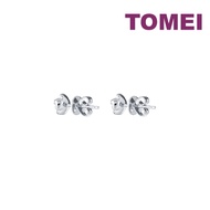 TOMEI Diamond Earrings, White Gold 585