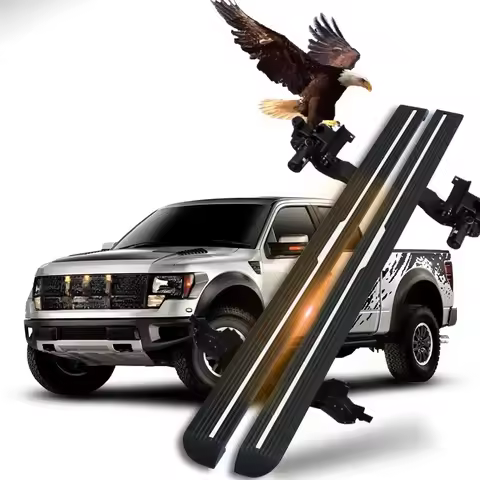 Automatic Powerstep Power Side Step Electric Running Boards For F150 Raptor Waterproof Installation 