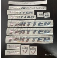 TWITTER Thunder Road Bike Sticker/ Decal