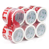 Fragile Tape OPP Tape 12 Rolls+Tape Cutter High Quality  Used for Packaging and Carton Sealing