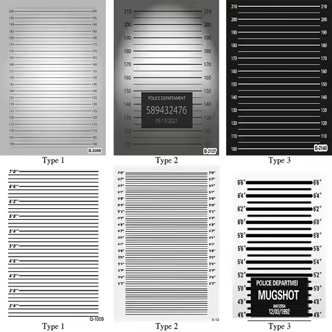 Photography Background Police Up Line Bachelorette Party Mugshot Detective Backdrop Criminal Portrai