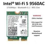 - Intel WiFi 5 9560AC Wireless Card Bluetooth 5 M.2 NGFF 9560NGW 9560 AC