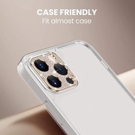 蘋果鏡頭保護貼 保護膜 玫瑰金 iPhone12promax [平行進口]