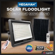 <SOLAR> MEGAMAN 100W 200W 400W 600W SOLAR LED FLOODLIGHT IP65 OUTDOOR SOLAR POWER LED FLOODLIGHT