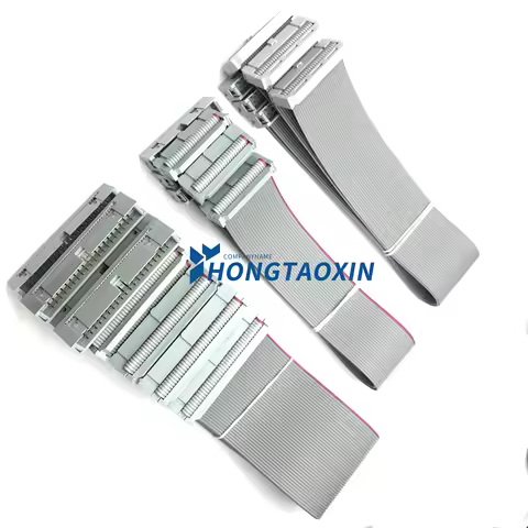 1pcs 2.54mm Pitch DC3 IDC FC Female To Male 10/14/16/20/26/30/34/40/50/64 Pin Connector Flat Ribbon 