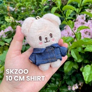 SKZOO Mini Shirt and Batik 10CM Plush Doll Clothes Stray Kids Wolfchan Leebit Dwaekki Jiniret Han Qu