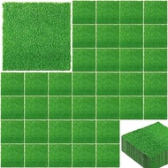 Artificial Turf Tiles 12x12 Inch 36 Pieces Sqre Mat Garden Fake Grass Patches DIY Decoration Waterpr