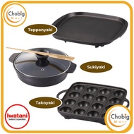 Iwatani Teppanyaki Takoyaki Sukiyaki Pan Grill Bowl Pan Plate Grill Grill