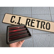 ORI W124 W126 W201 190E THIRD BRAKE LAMP STOP LIGHT WITH CONSOLE STAND MERCEDES BENZ