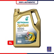 PETRONAS SYNTIUM 5000 5W30 SP C2 C3 Fully Synthetic Engine Oil (5L) MB229.52 MB229.51 SIRIM