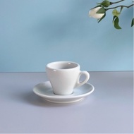 Ancap Espresso Torino ceramic cup, 70ml_Ancap Espresso Verona ceramic plate