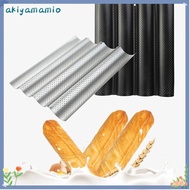 AKIYAMAMIO Baguette Baking Tray, Nonstick Waves Baguette Mold, Bakeware French Bread Toast Baking To