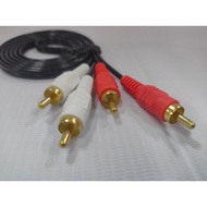 RCA Cable (2RCA to 2RCA) Green Power