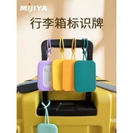 Silicone Luggage Tag Travel Tag Boarding Pass Handling Pass Luggage Handle Sticker Bag Accessories P