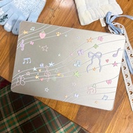 Shesell macbook Case (Glitter) Music Note Air13 Pro14 A3240 Transparent Air14 Pro13/16