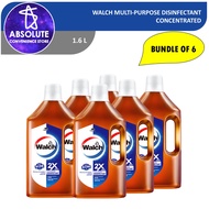 [Bundle of 6] Walch Multi-Purpose 2X Disinfectant (Concentrated) 1.6L