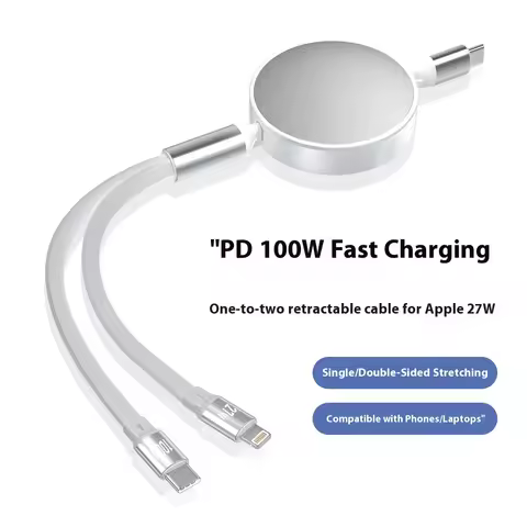 240W Retractable Charge Cable USB Type C Charger For Sharp Aquos R8 Vivo iQOO Z7x Samsung Galaxy S21