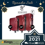 ○【READY STOCK MALAYSIA】 [Stag-Out] Amex Lite Premium 3IN1 (28inch+24inch+20inch) ABS Hardcase Ultral