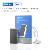 ORICO Thunderbolt 4-In-1เครื่องอ่านการ์ดโปรโตคอล SD4.0 40Gbps CFexpress-A/b SD 4.0 TF 4.0สำหรับ Maco