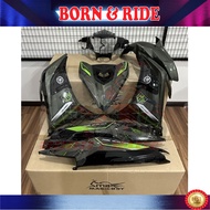 BORN &amp; RIDE Coverset Magic Boy Vietnam LC135 V4 V5 V6 V7 MSI Pink Hijau Lumut Black Blue Sticker Tampal