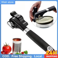 Safe Cut Can Opener, Smooth Edge Can Opener handheld, Food Grade Stainless Steel Cutting Can Opener
