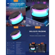 ABODOS PHANTASMA WIRELESS SPEAKER COLORFUL LIGHTS LIGHTWEIGHT AND PORTABLE MODEL：-🌹AS-BS20🌹  🌑TF CARD