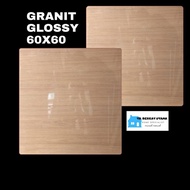 DISKON PROMO GRANIT GLOSSY 60X60 MOTIF KAYU WOOD HABITAT - GRANIT