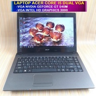 (New Arrivals) laptop acer core i5 gen2 bergaransi