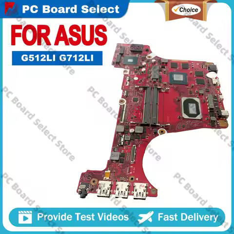 G512LH G512LI Laptop Motherboard For ASUS ROG Strix G512Li G512L G712LI PX512L Notebook Mainboard Wi