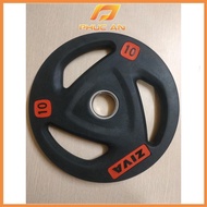 Hot DEAL Ziva Rubber Coated Dumbbells 10kg Gym