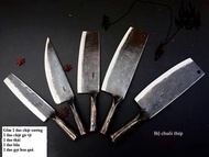 Bộ Dao Đầy Đủ Các Món Cán Sắt Liền Khối Hàng Siêu Bền Siêu Sắc - Dao Mộc Nhiên