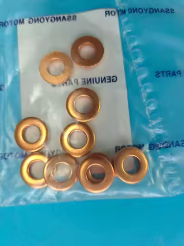 10PC Fuel Injector Washer 6650170060 For Ssangyong Rexton Actyon Kyron Actyon Sports