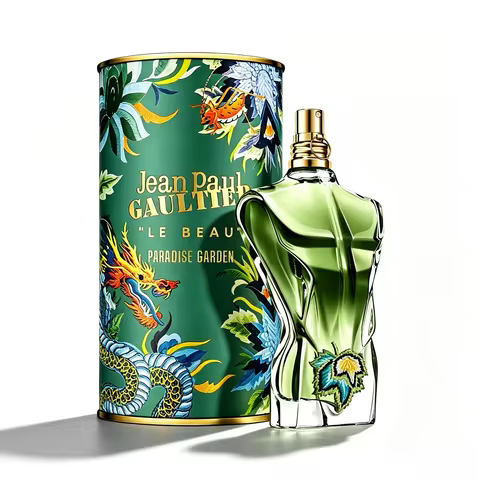 Jean Paul Gaultier Le Beau Paradise Garden Luxury Unisex Perfume Unique Body Shaped Bottle Exquisite