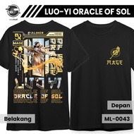 Kaos MLBB LYLIA HAUNTED DOLL Skin Mobile Legends Lengan Pendek Hitam Combed 24S Distro ML PriaWanita
