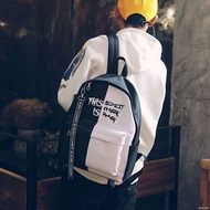 Korean student version of Canvas Backpack Casual Canvas Bag
