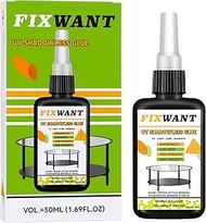 FIXWANT UV Shadowless Glue Glass Crystal Mutual Bonding and Glass/Crystal Bonding to Metal for Coffe