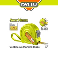 DYLLU Steel Measuring Tape 5m & 7.5m ( Double Button ) DTMT4320 / DTMT4340