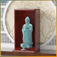 Buddha altar deity consecration table home shrine with door double door standing cabinet God table h