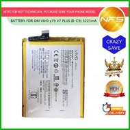 NFS STOCK - Vivo V7 Plus 3225mAh best quality and high capacity B-C9